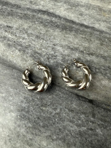 Auskarai - kruasanai