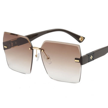 Elegantiški permatomi saulės akiniai