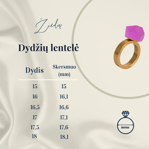 PAAUKSUOTAS SIDABRINIS ŽIEDAS SUJUNGTAS IŠ STOROS IR PLONOS JUOSTELIŲ (R)